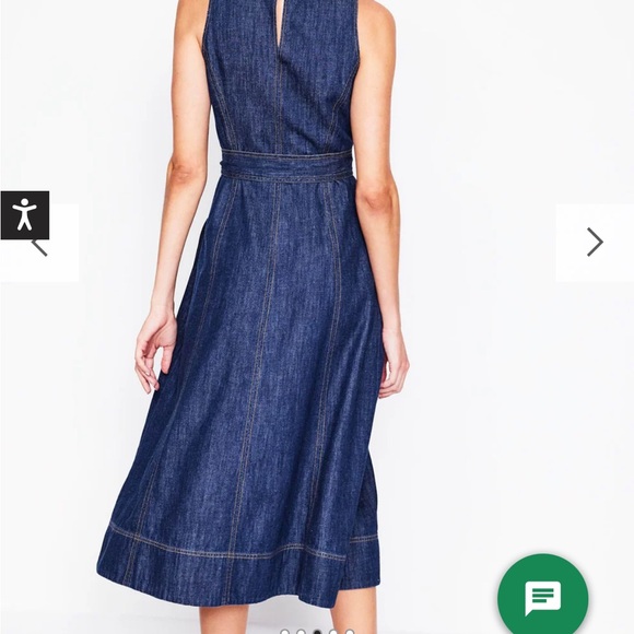 Boden sleeveless midi dress - Picture 3 of 8